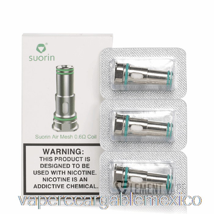 Bobinas De Repuesto Vape Recargable Suorin Air Mod Bobinas De Malla De 0.6ohm